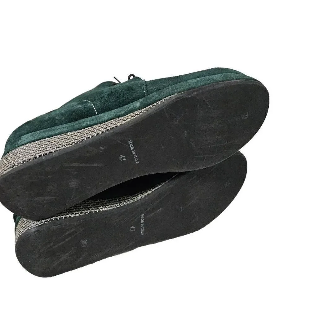 Fausto Santini green boots